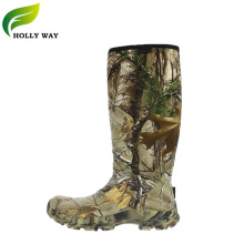 Great Green Camo Rubber Boots for Hunting